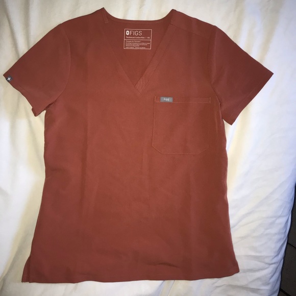 Peach Figs Scrub Top - Picture 3 of 10